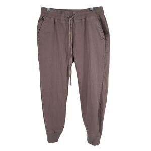 Pistola Woodrose Purple Utility Drawstring Cropped Jogger Pant Large